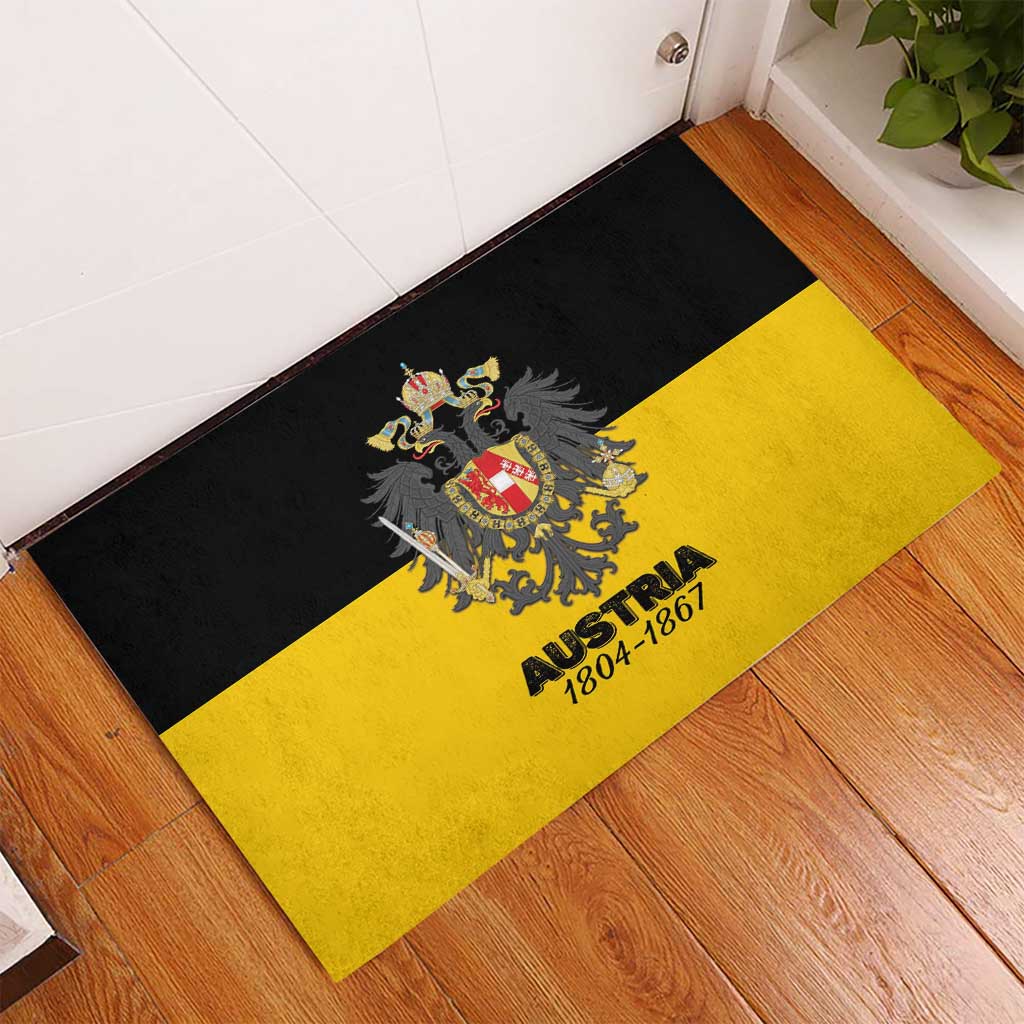 Austrian Empire 1804–1867 Rubber Doormat Flag Style