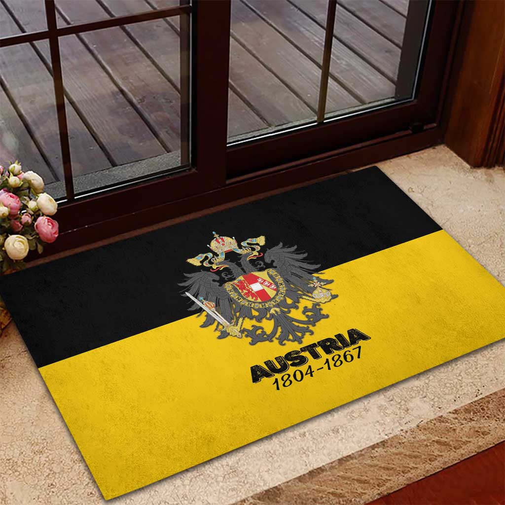 Austrian Empire 1804–1867 Rubber Doormat Flag Style