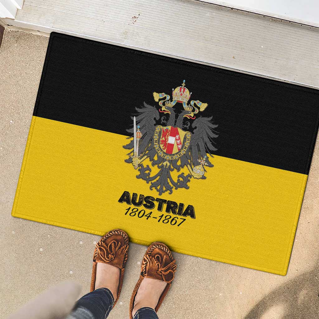 Austrian Empire 1804–1867 Rubber Doormat Flag Style