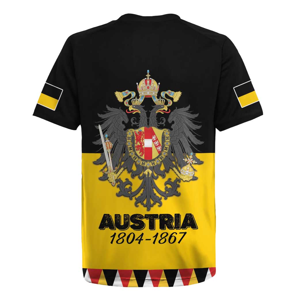 Austrian Empire 1804–1867 Rugby Jersey Flag Style