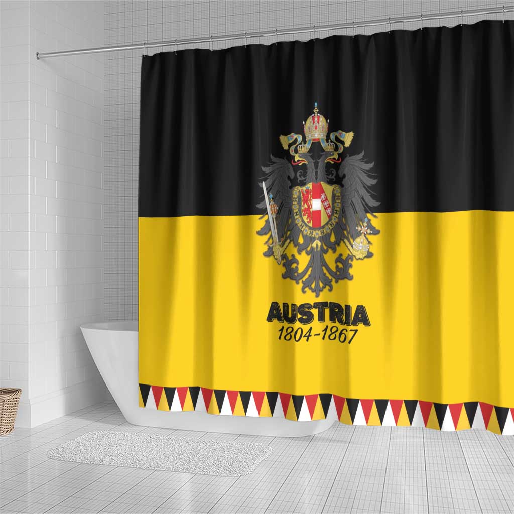 Austrian Empire 1804–1867 Shower Curtain Flag Style