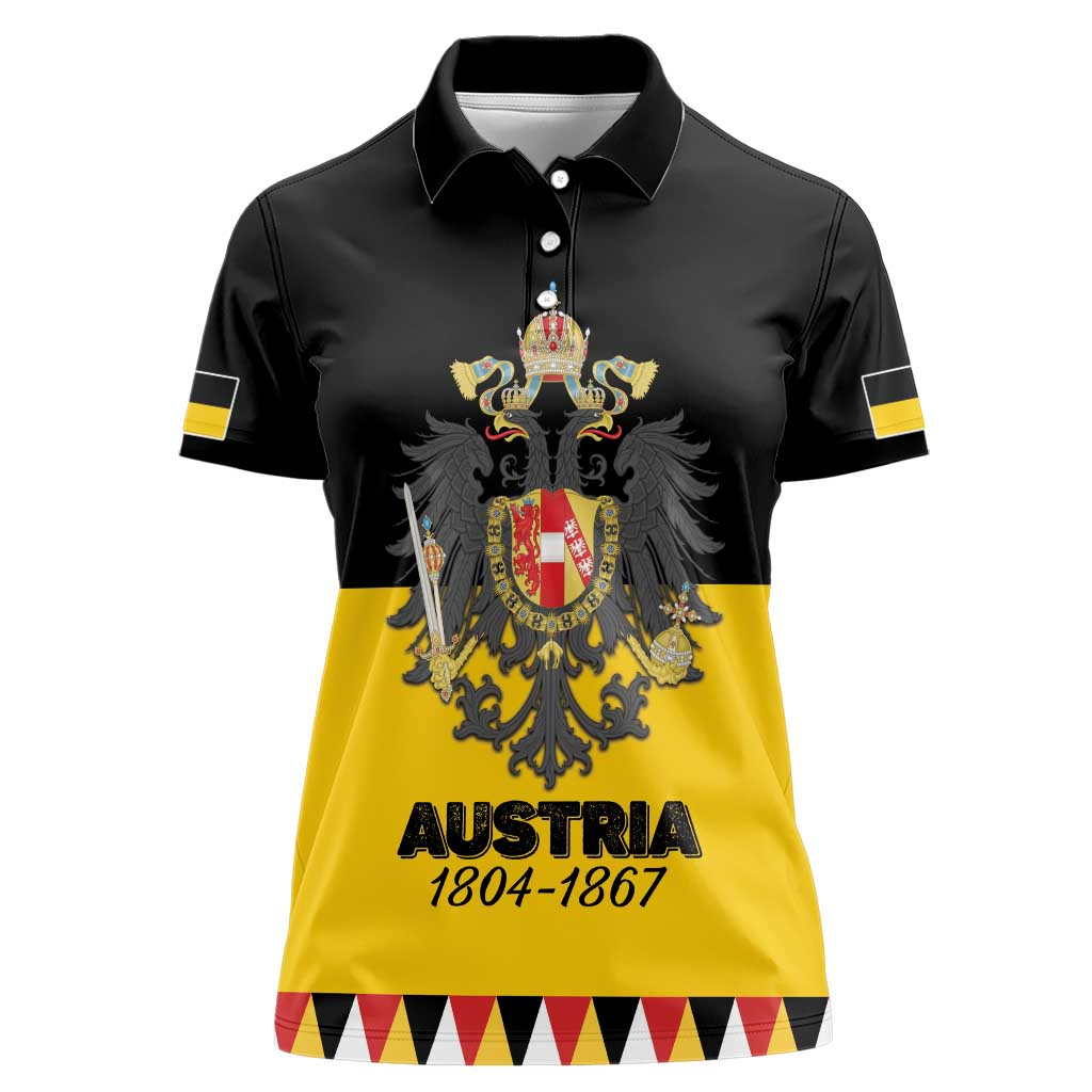 Austrian Empire 1804–1867 Women Polo Shirt Flag Style