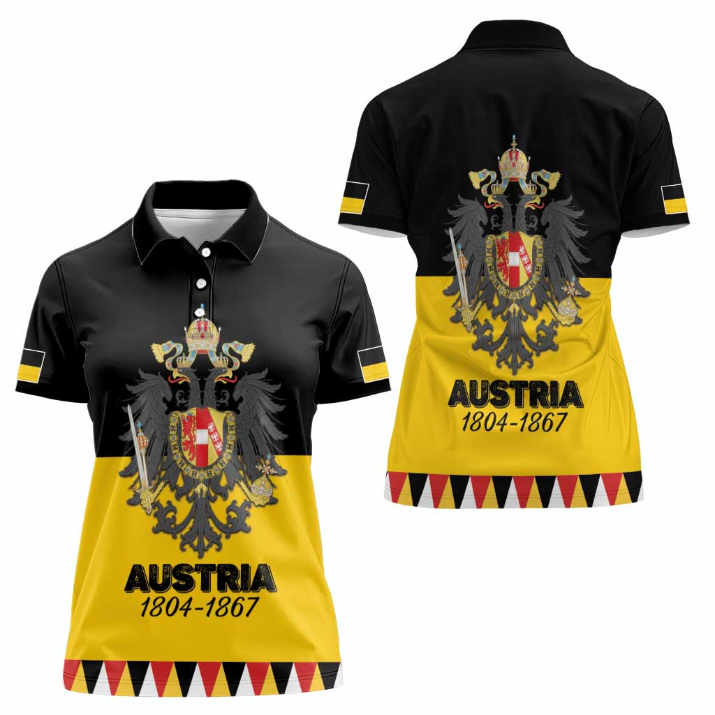 Austrian Empire 1804–1867 Women Polo Shirt Flag Style