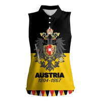 Austrian Empire 1804–1867 Women Sleeveless Polo Shirt Flag Style