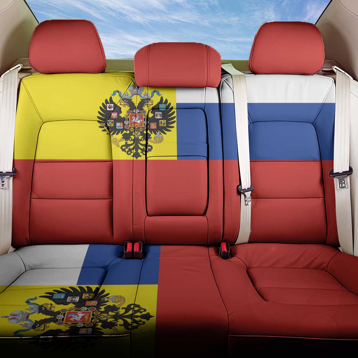 Russian Empire 1721–1917 Back Car Seat Cover Flag Style