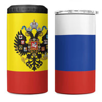 Russian Empire 1721–1917 4 in 1 Can Cooler Tumbler Flag Style