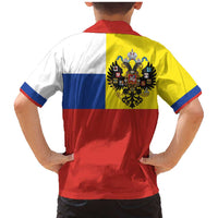 Russian Empire 1721–1917 Family Matching Mermaid Dress and Hawaiian Shirt Flag Style