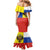 Russian Empire 1721–1917 Family Matching Mermaid Dress and Hawaiian Shirt Flag Style