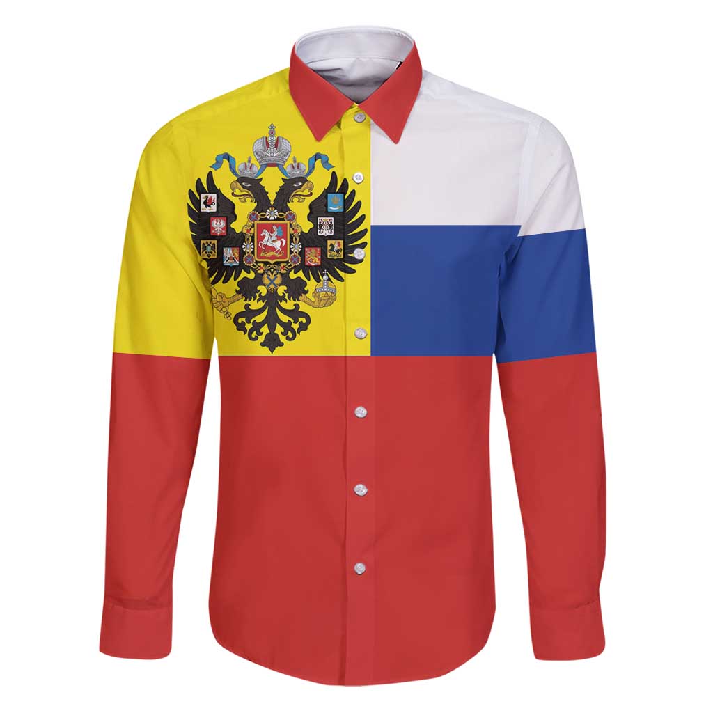 Russian Empire 1721–1917 Family Matching Puletasi and Hawaiian Shirt Flag Style