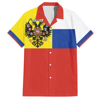 Russian Empire 1721–1917 Family Matching Short Sleeve Bodycon Dress and Hawaiian Shirt Flag Style