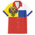 Russian Empire 1721–1917 Family Matching Short Sleeve Bodycon Dress and Hawaiian Shirt Flag Style