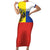 Russian Empire 1721–1917 Family Matching Short Sleeve Bodycon Dress and Hawaiian Shirt Flag Style