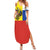Russian Empire 1721–1917 Family Matching Summer Maxi Dress and Hawaiian Shirt Flag Style
