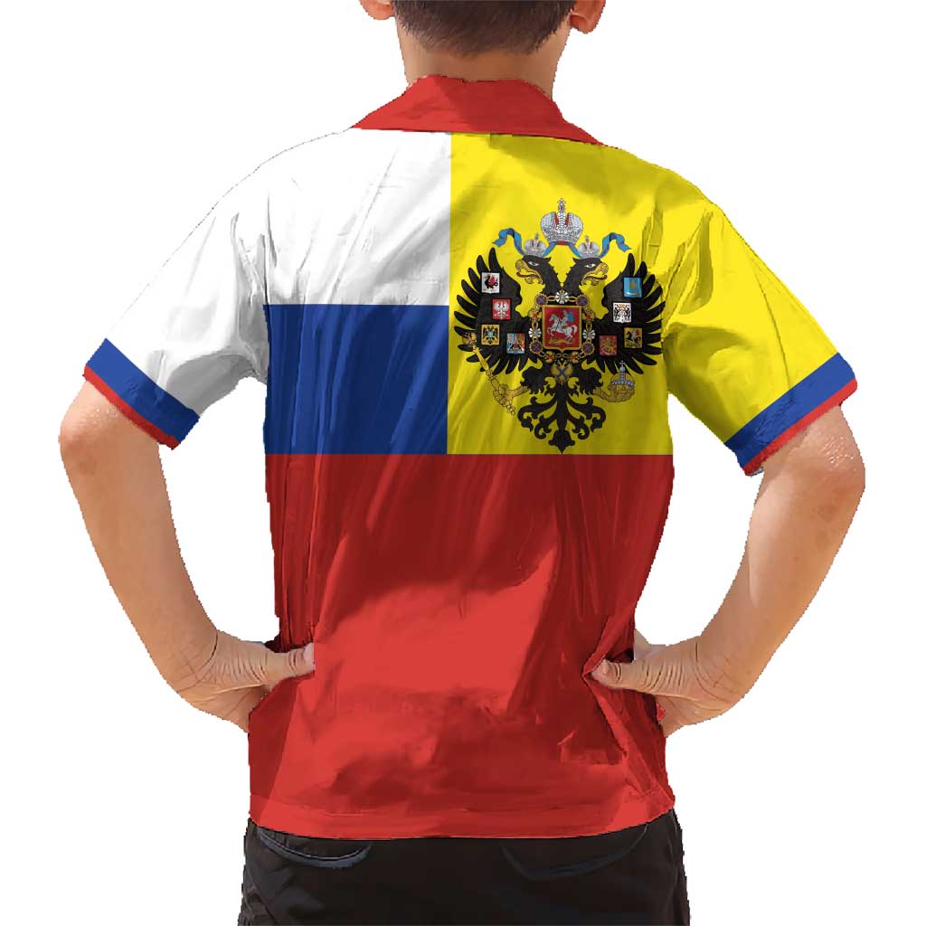 Russian Empire 1721–1917 Kid Hawaiian Shirt Flag Style