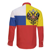 Russian Empire 1721–1917 Long Sleeve Button Shirt Flag Style