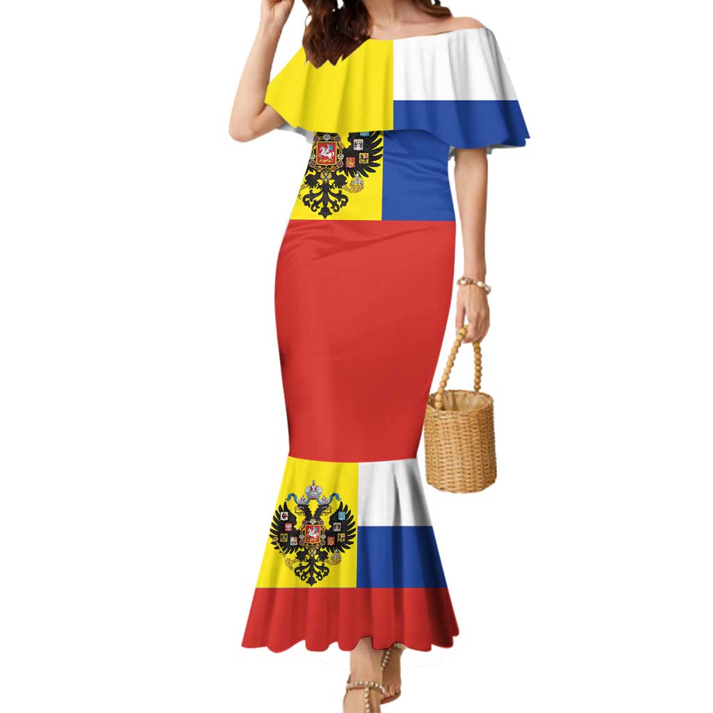 Russian Empire 1721–1917 Mermaid Dress Flag Style