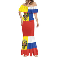 Russian Empire 1721–1917 Mermaid Dress Flag Style