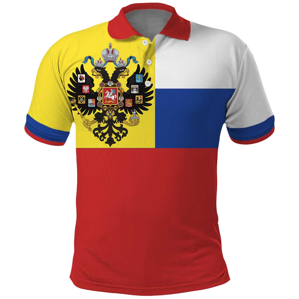 Russian Empire 1721–1917 Polo Shirt Flag Style