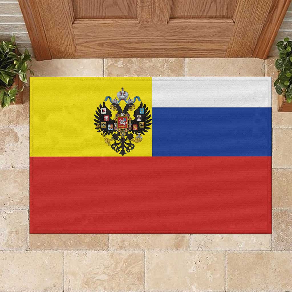 Russian Empire 1721–1917 Rubber Doormat Flag Style