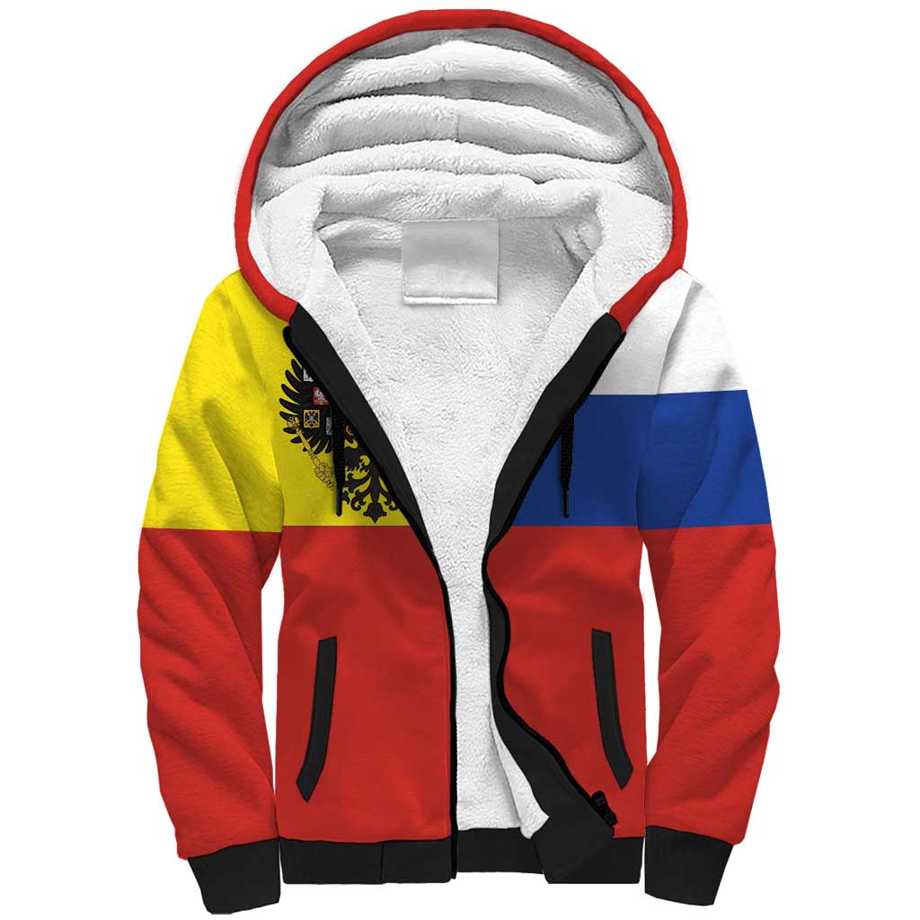 Russian Empire 1721–1917 Sherpa Hoodie Flag Style