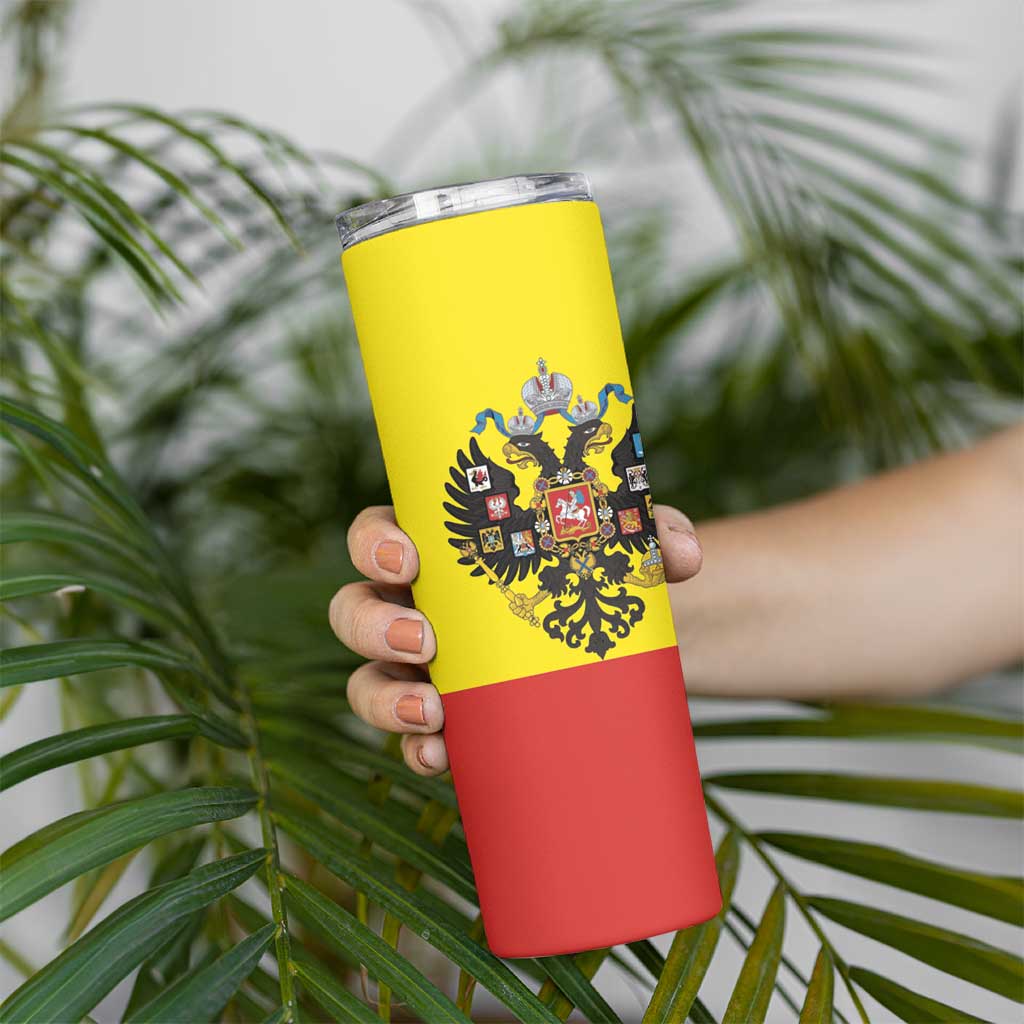 Russian Empire 1721–1917 Skinny Tumbler Flag Style