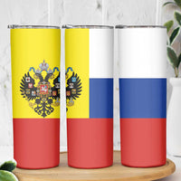 Russian Empire 1721–1917 Skinny Tumbler Flag Style