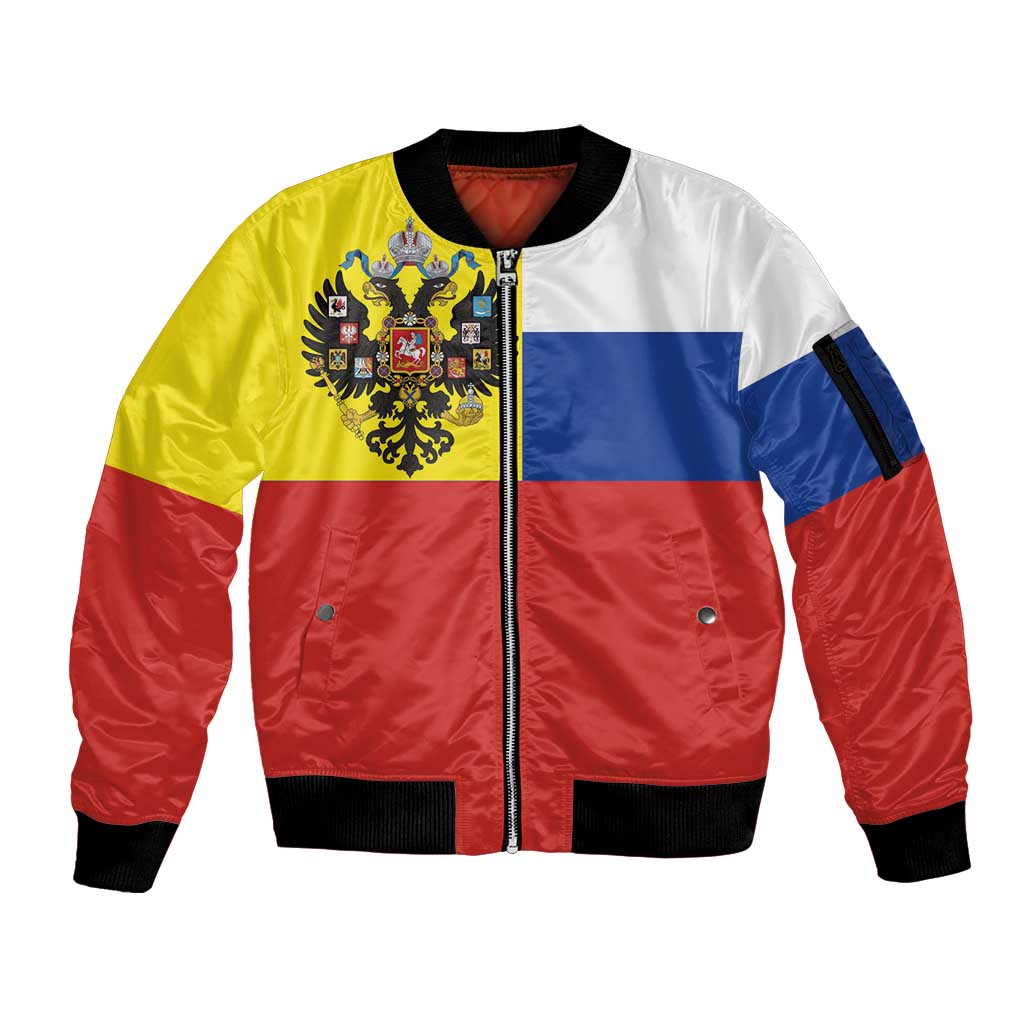 Russian Empire 1721–1917 Sleeve Zip Bomber Jacket Flag Style