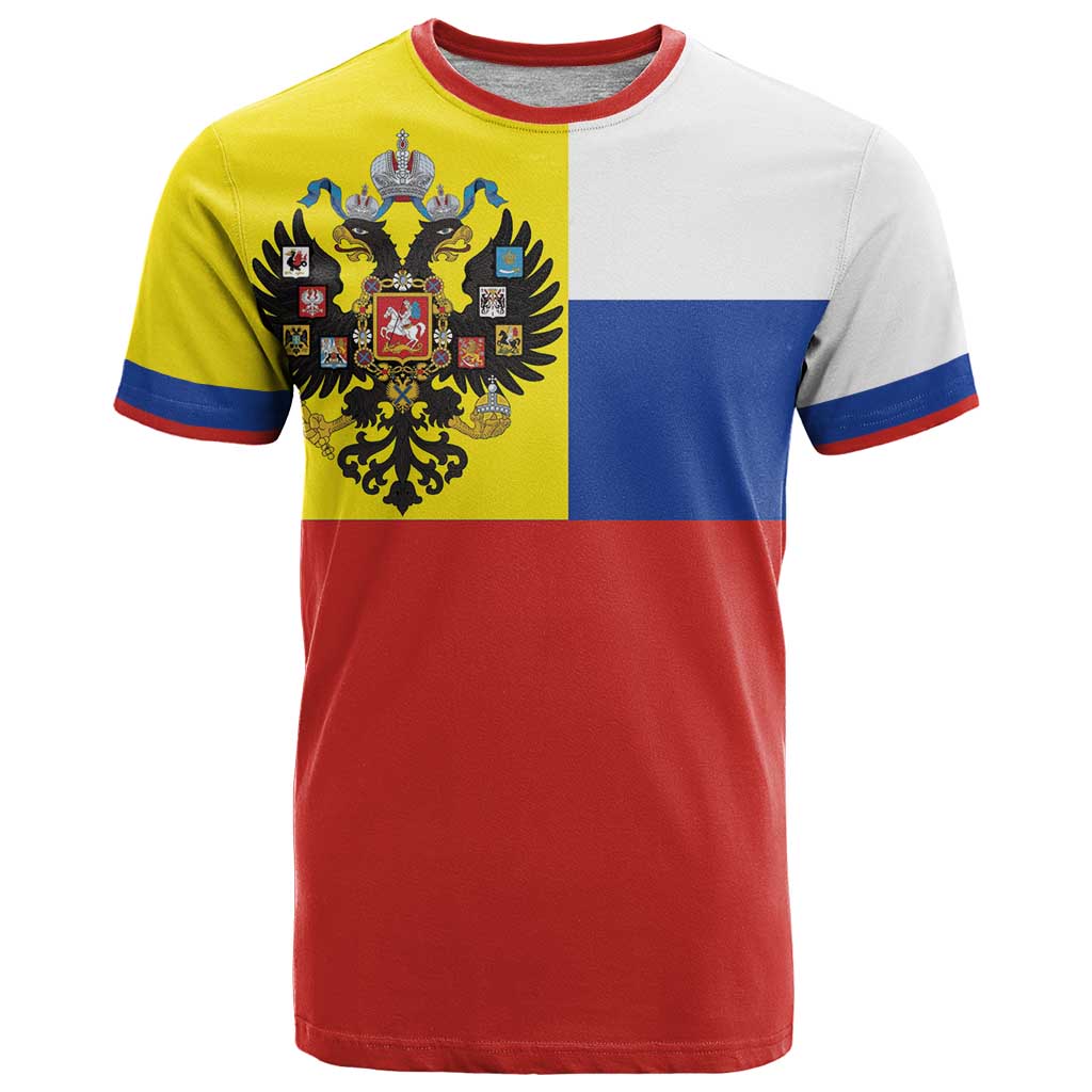 Russian Empire 1721–1917 T Shirt Flag Style