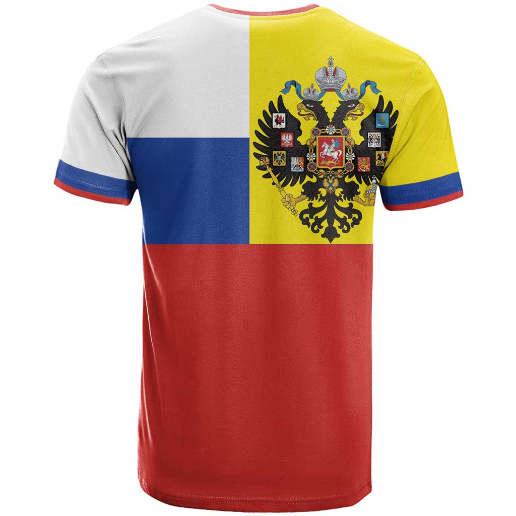 Russian Empire 1721–1917 T Shirt Flag Style