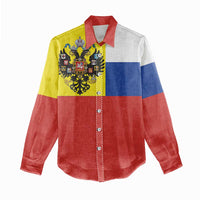 Russian Empire 1721–1917 Women Casual Shirt Flag Style
