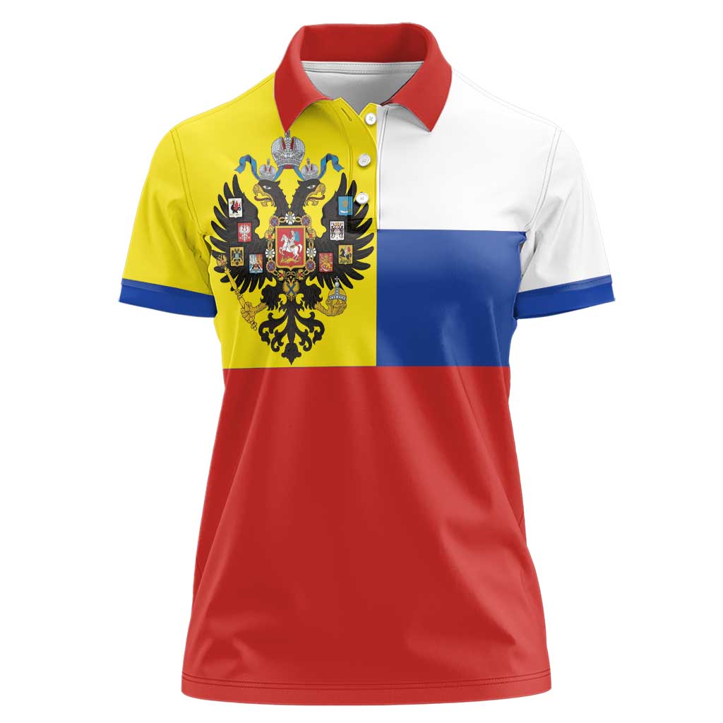 Russian Empire 1721–1917 Women Polo Shirt Flag Style