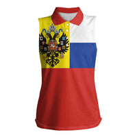 Russian Empire 1721–1917 Women Sleeveless Polo Shirt Flag Style