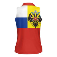 Russian Empire 1721–1917 Women Sleeveless Polo Shirt Flag Style