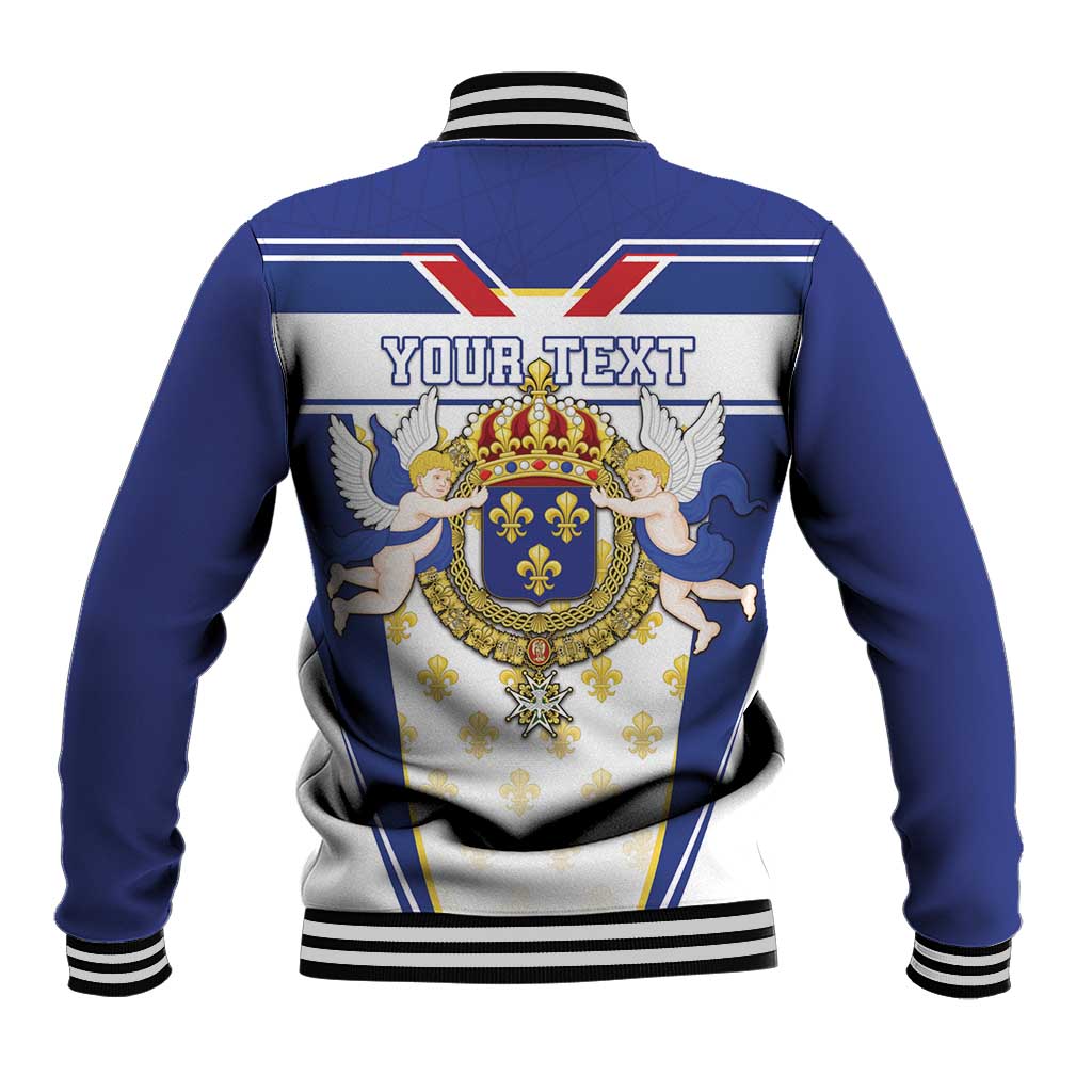 Personalized French Colonial Empire Baseball Jacket Royal Standard of France