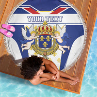 Personalized French Colonial Empire Beach Blanket Royal Standard of France