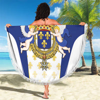 Personalized French Colonial Empire Beach Blanket Royal Standard of France