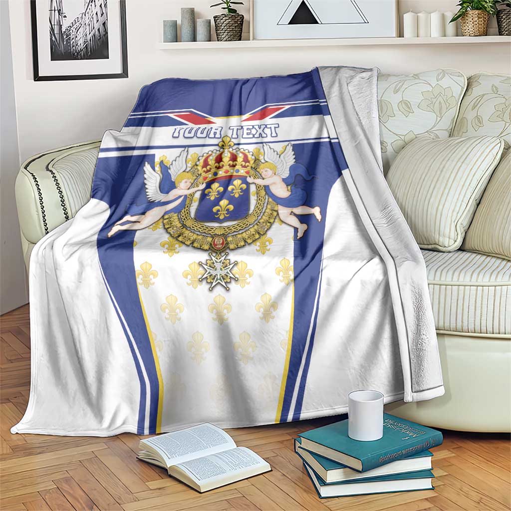 Personalized French Colonial Empire Blanket Royal Standard of France