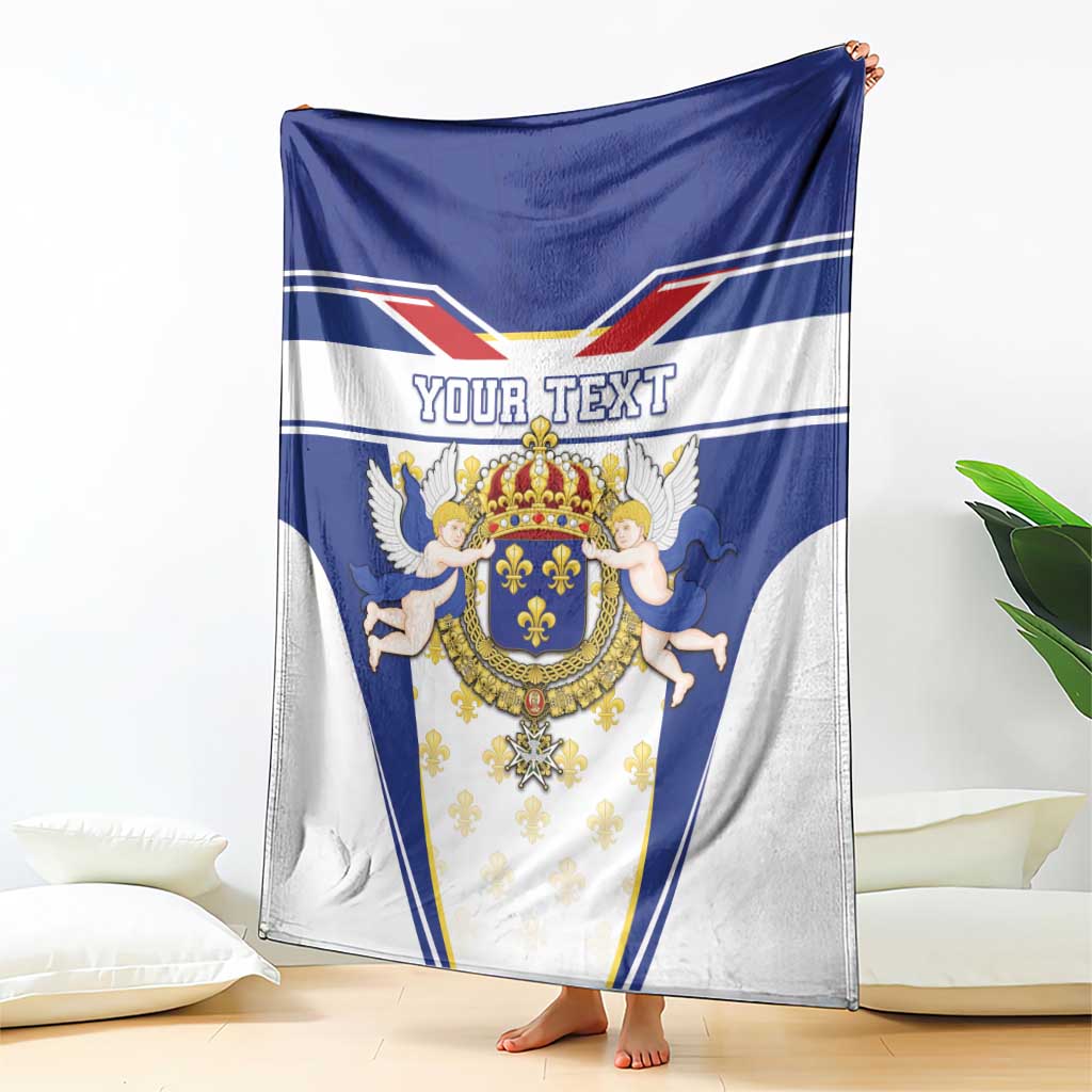 Personalized French Colonial Empire Blanket Royal Standard of France