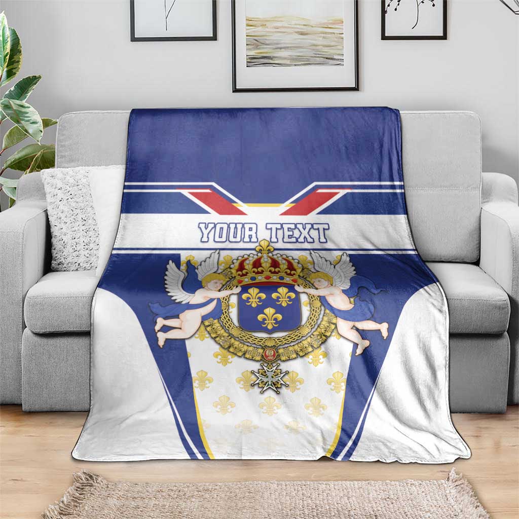 Personalized French Colonial Empire Blanket Royal Standard of France