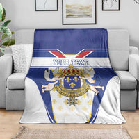 Personalized French Colonial Empire Blanket Royal Standard of France