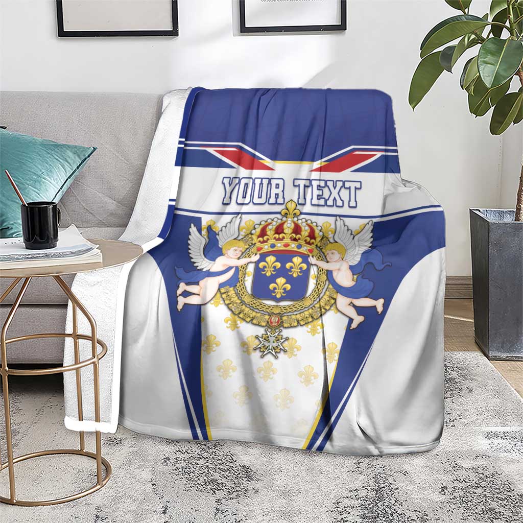 Personalized French Colonial Empire Blanket Royal Standard of France