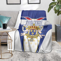 Personalized French Colonial Empire Blanket Royal Standard of France