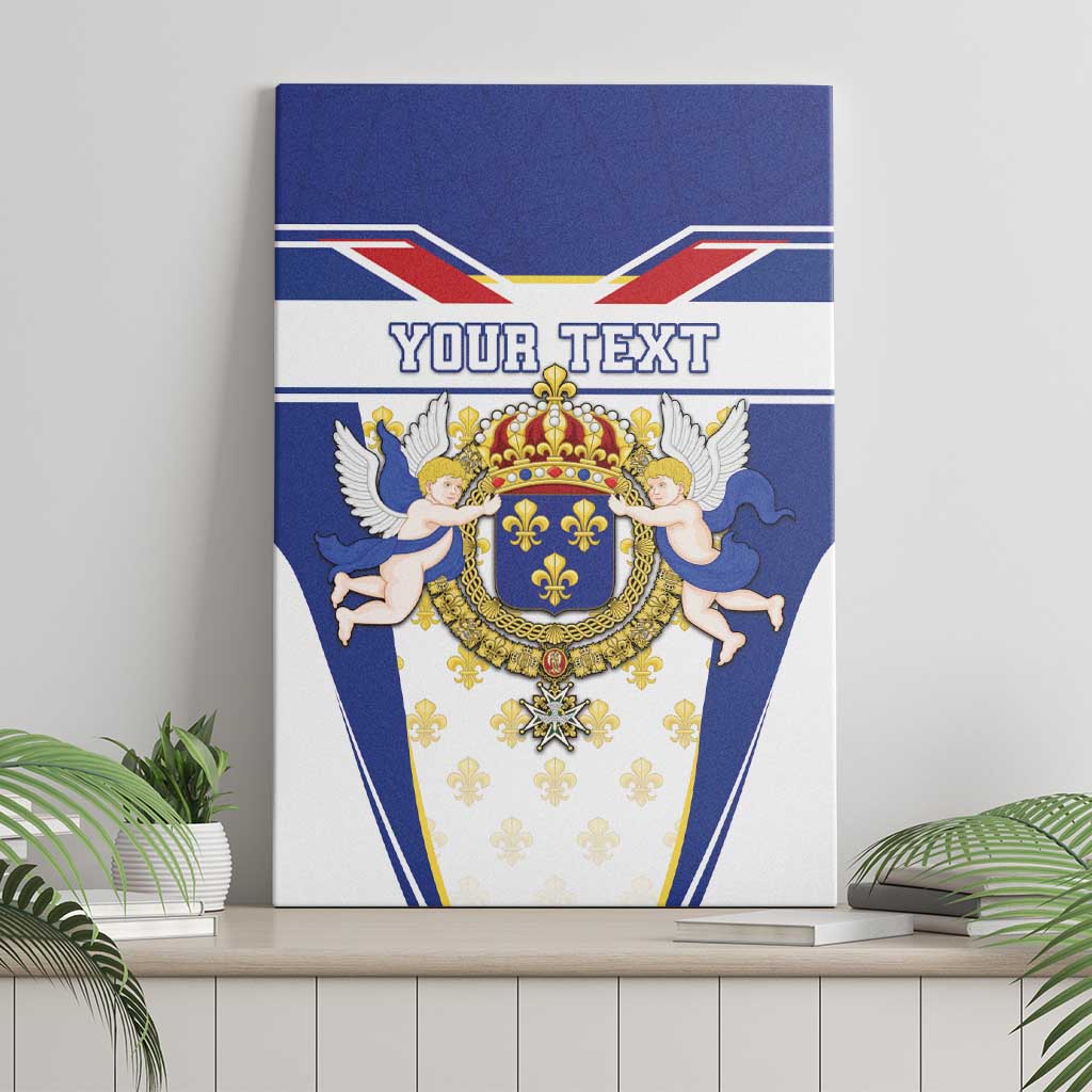 Personalized French Colonial Empire Canvas Wall Art Royal Standard of France