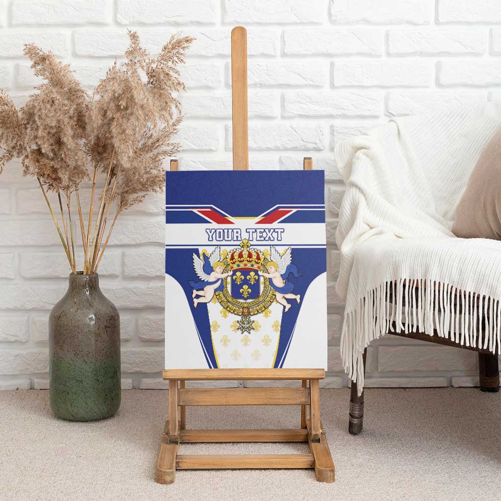 Personalized French Colonial Empire Canvas Wall Art Royal Standard of France
