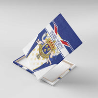 Personalized French Colonial Empire Canvas Wall Art Royal Standard of France