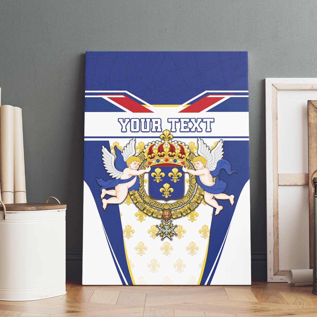 Personalized French Colonial Empire Canvas Wall Art Royal Standard of France