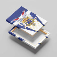 Personalized French Colonial Empire Canvas Wall Art Royal Standard of France