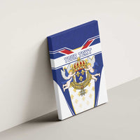 Personalized French Colonial Empire Canvas Wall Art Royal Standard of France