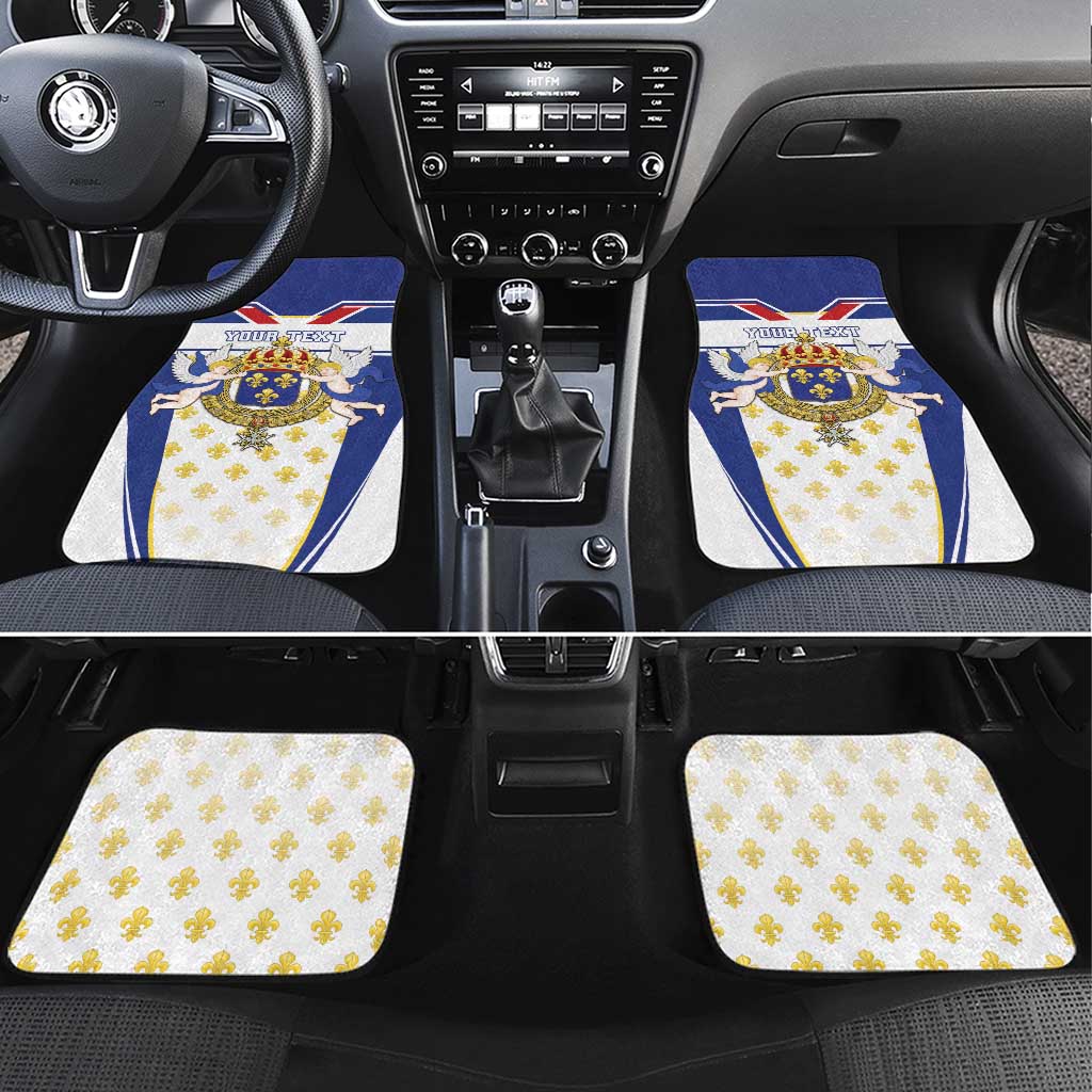 Personalized French Colonial Empire Car Mats Royal Standard of France