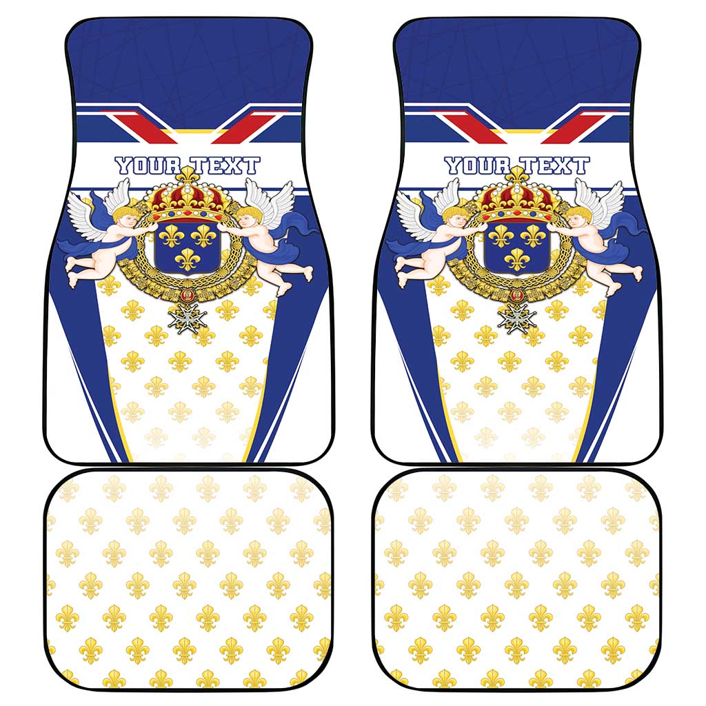 Personalized French Colonial Empire Car Mats Royal Standard of France